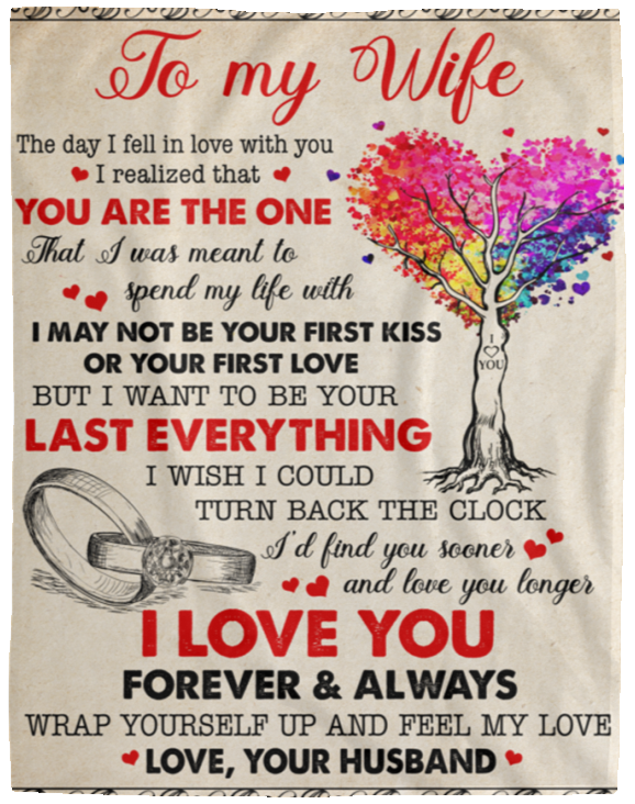 WIFE Fleece Blanket - 60x80