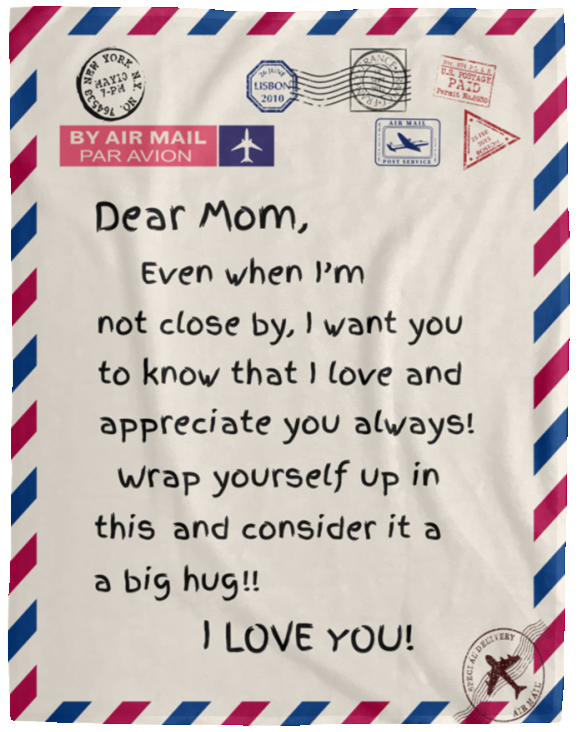 MOM AIR MAIL VPL Blanket - 60x80