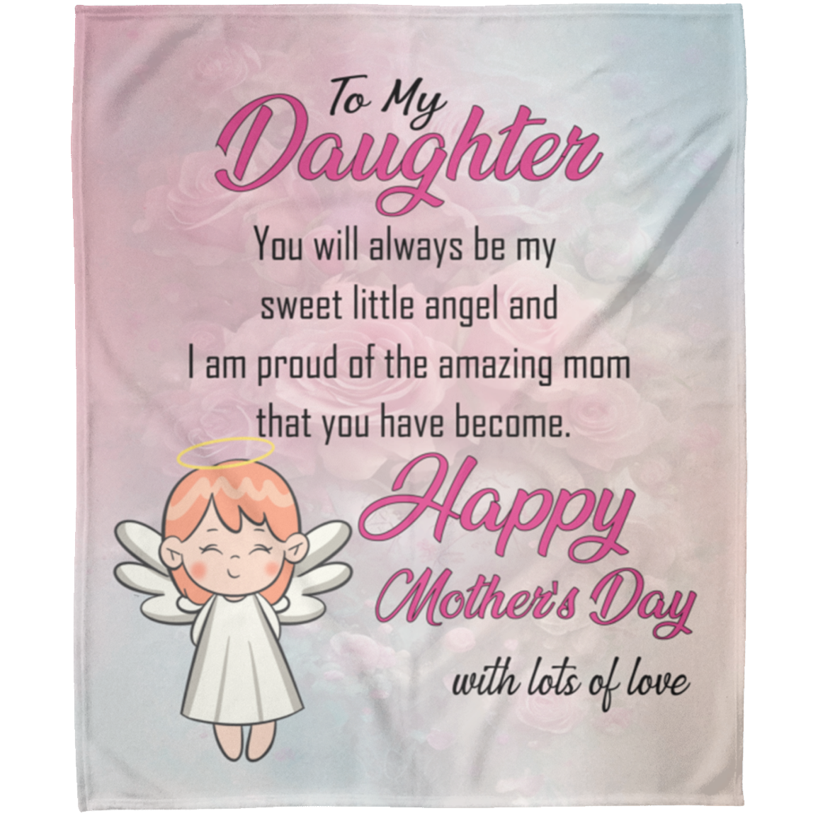 Angel Daughter MD FLM Fleece 50x60
