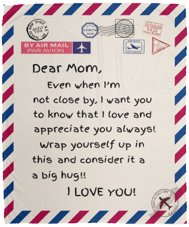 MOM AIR MAIL VPM Blanket - 50x60