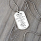SON DOG TAG WHT