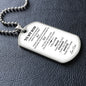 SON DOG TAG WHT