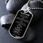 SON DOG TAG BLK