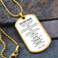 SON DOG TAG WHT