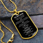 SON DOG TAG BLK