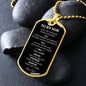 SON DOG TAG BLK