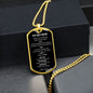 SON DOG TAG BLK