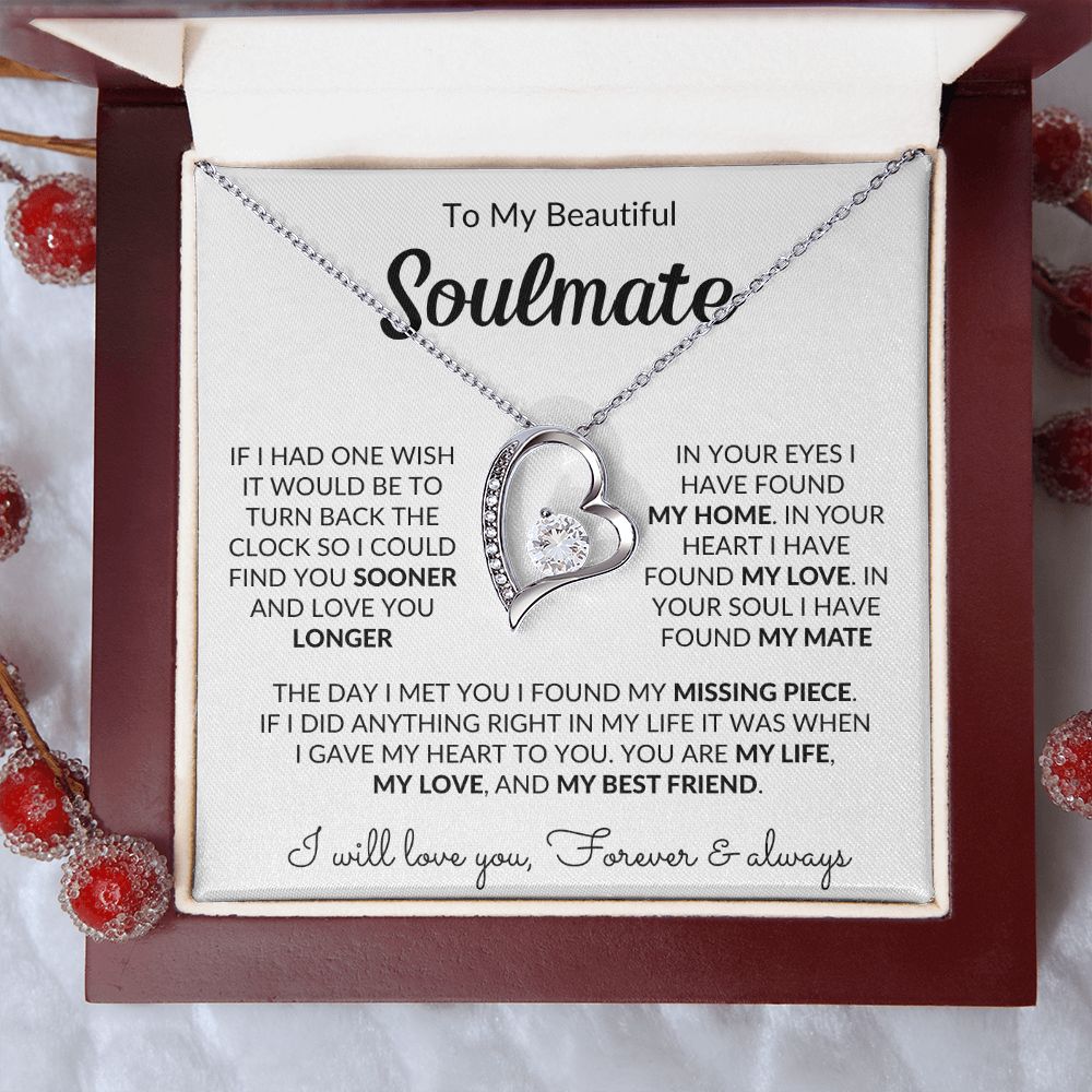 BEAUTIFUL SOULMATE WHITE-FOREVER LOVE