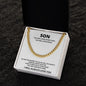 SON Wht Cuban Link