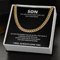 SON blk / Cuban necklace