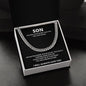 SON blk / Cuban necklace