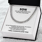 SON Wht Cuban Link