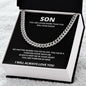 SON blk / Cuban necklace