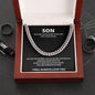 SON blk / Cuban necklace