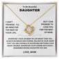DAUGHTER CROWN MOM-LOVE KNOT
