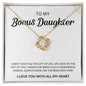 BONUS DAUGHTER LEAF-LOVE KNOT