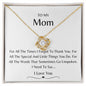 TO MY MOM LOVE KNOT
