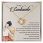 To My Soulmate - Love Knot Necklace