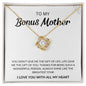 BONUS MOM LEAF LOVE KNOT