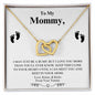 TO MY MOMMY INTERLOCKING HEARTS