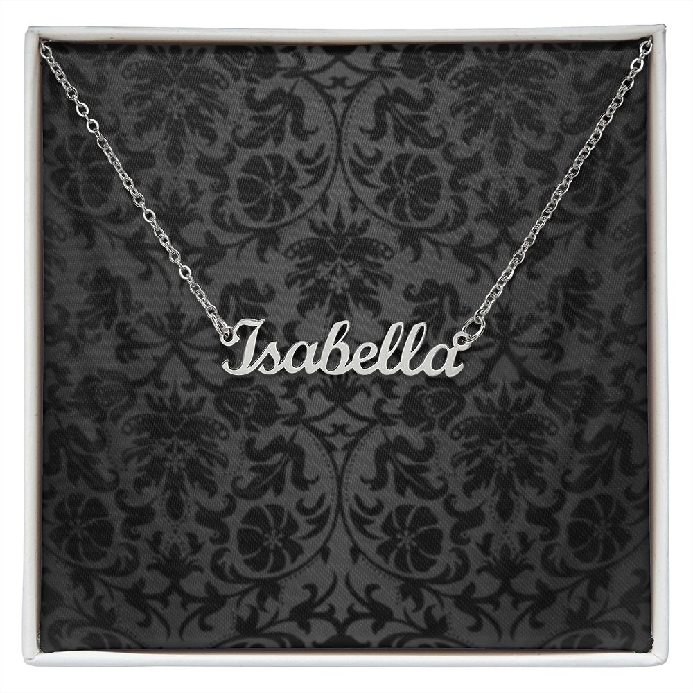 PERSONALIZED NAME NECKLACE / MADE & SHIPPED IN USA