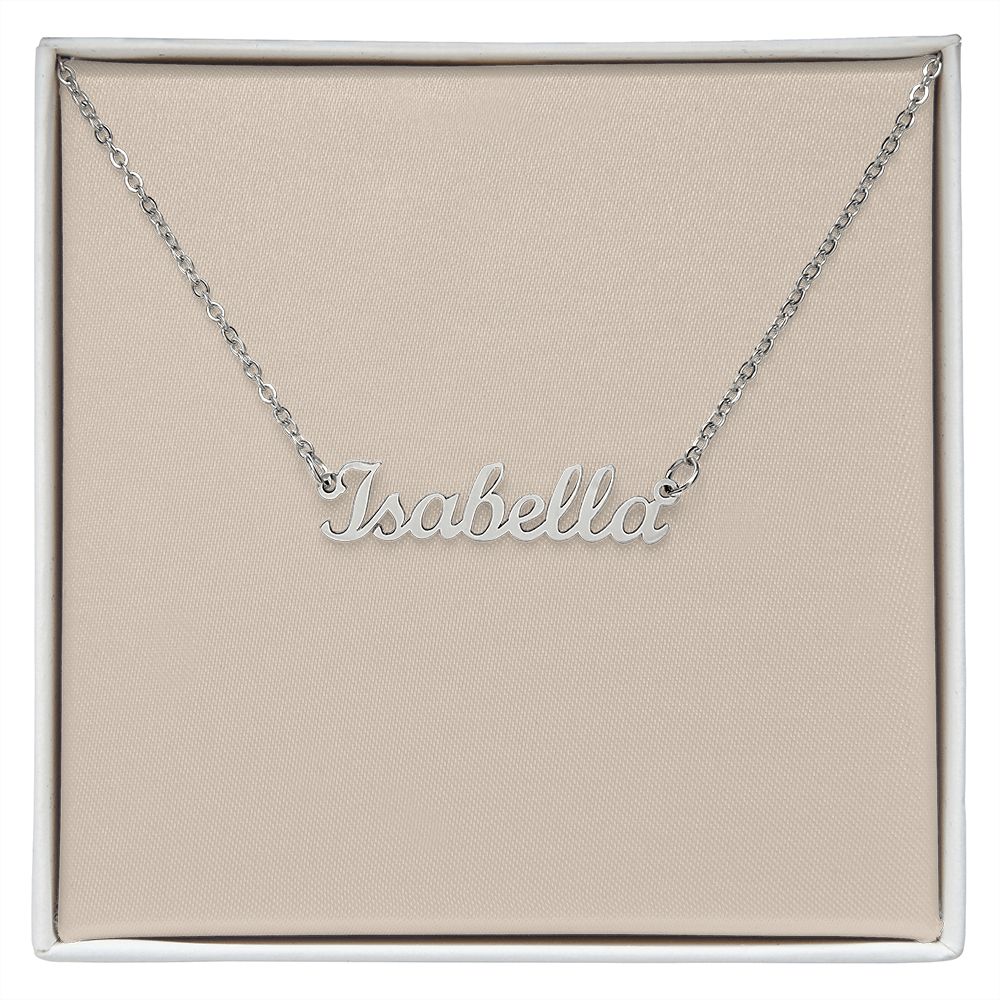 PERSONALIZED NAME NECKLACE / MADE & SHIPPED IN USA