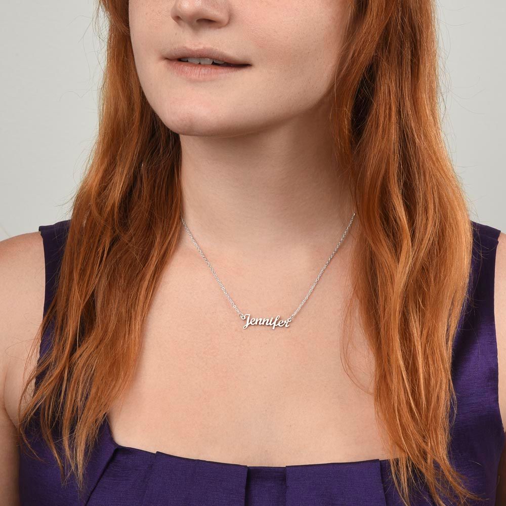 PERSONALIZED NAME NECKLACE / MADE & SHIPPED IN USA