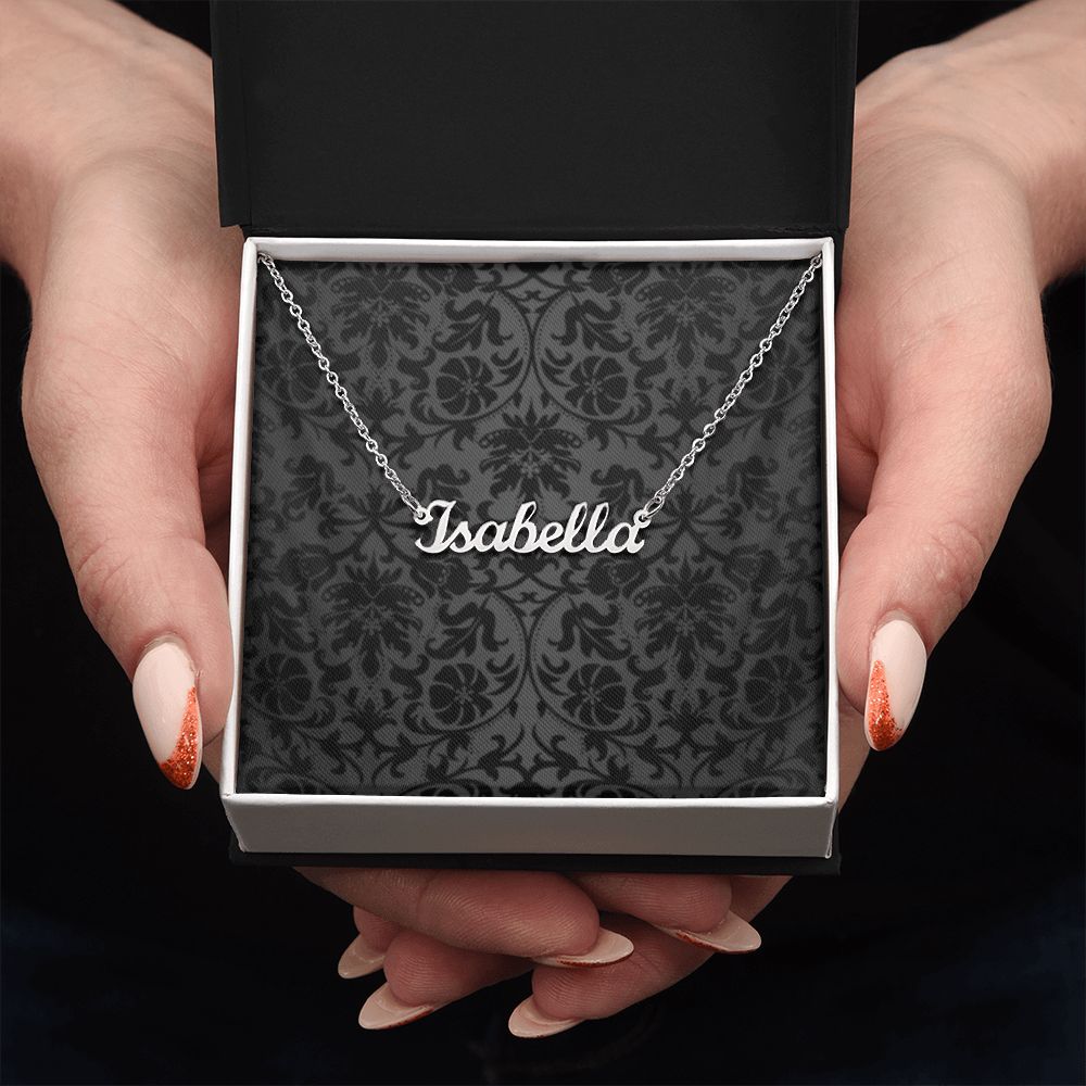 PERSONALIZED NAME NECKLACE / MADE & SHIPPED IN USA