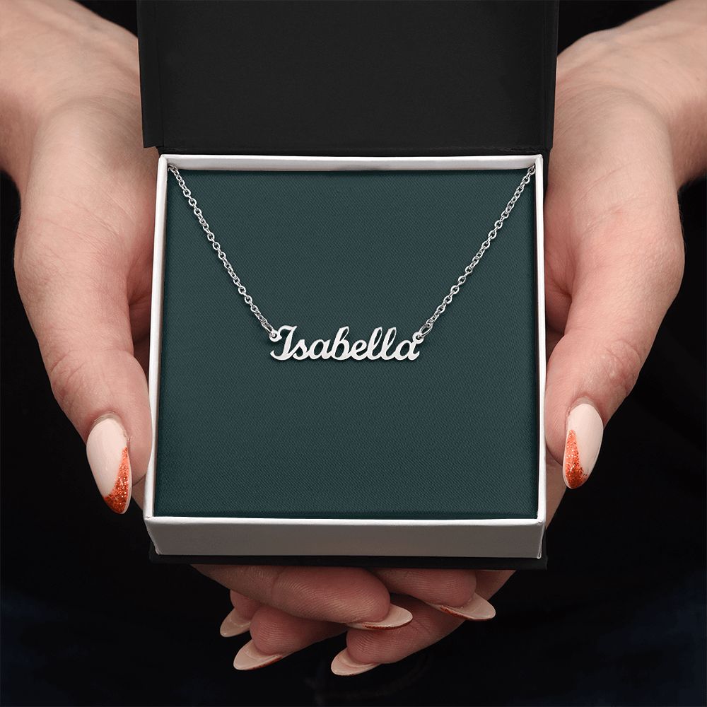PERSONALIZED NAME NECKLACE / MADE AND SHIPPED IN USA