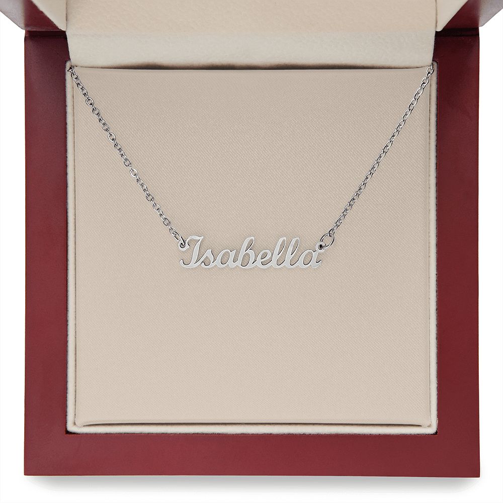 PERSONALIZED NAME NECKLACE / MADE & SHIPPED IN USA