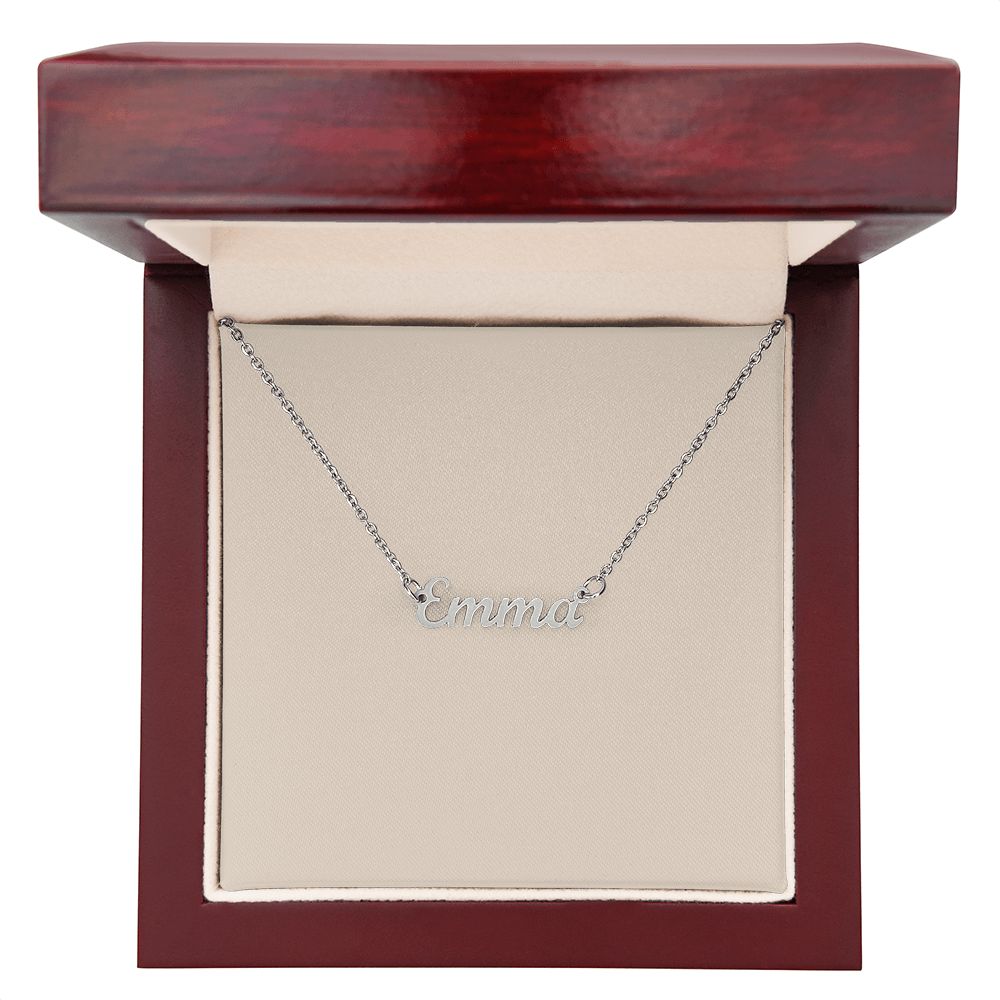 PERSONALIZED NAME NECKLACE / MADE & SHIPPED IN USA