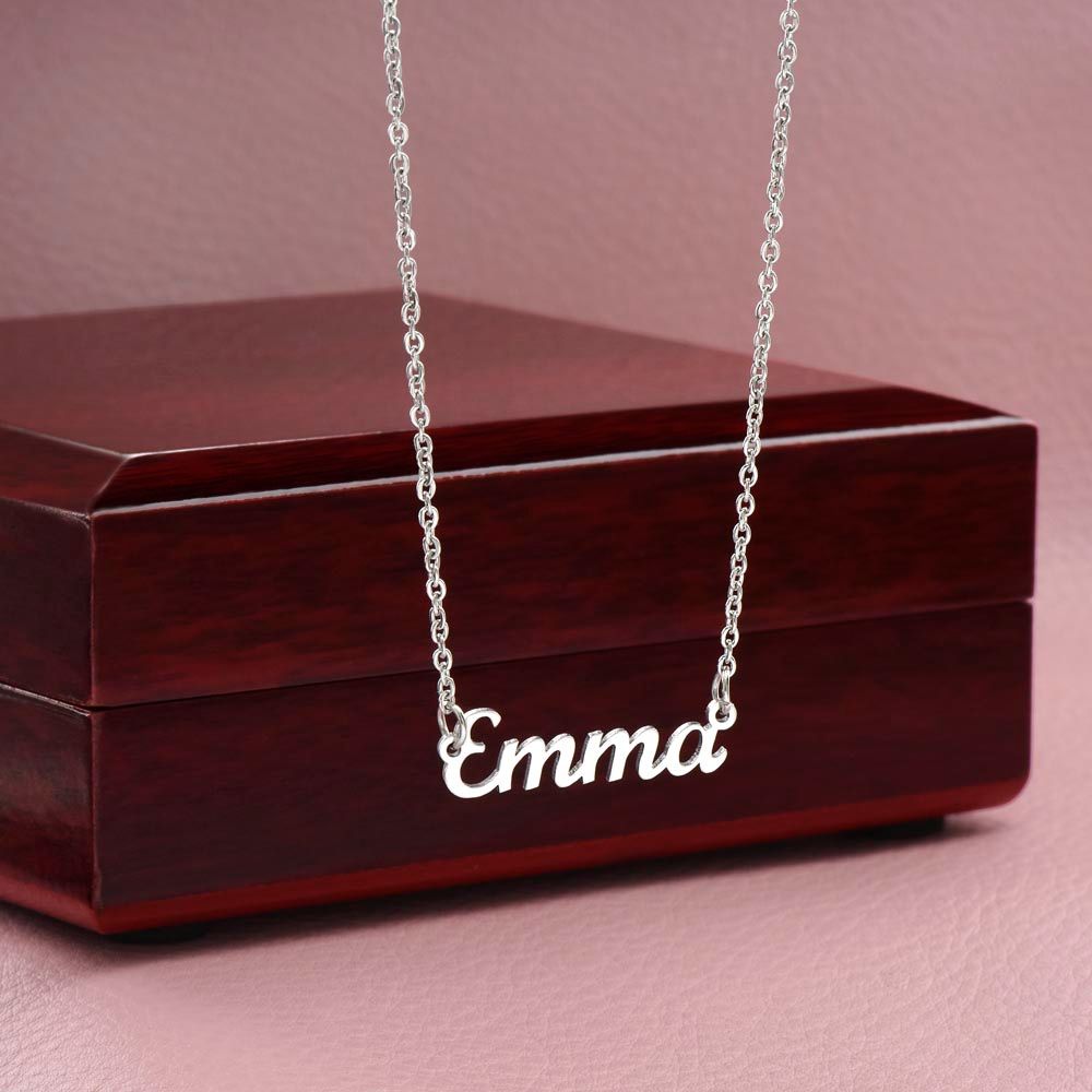 PERSONALIZED NAME NECKLACE / MADE & SHIPPED IN USA