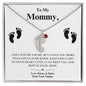 TO MY MOMMY FOOTPRINT