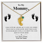 TO MY MOMMY FOOTPRINT