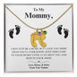 TO MY MOMMY FOOTPRINT