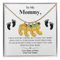 TO MY MOMMY FOOTPRINT
