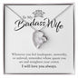 To My Badass Wife - Forever Love Necklace