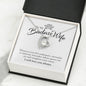 To My Badass Wife - Forever Love Necklace