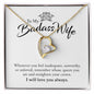 To My Badass Wife - Forever Love Necklace