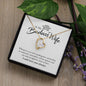 To My Badass Wife - Forever Love Necklace
