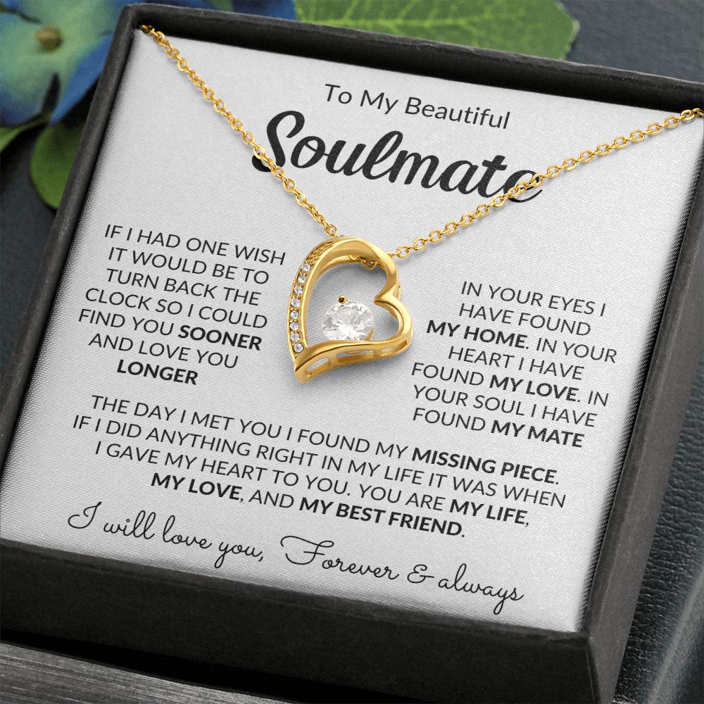 BEAUTIFUL SOULMATE WHITE-FOREVER LOVE