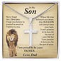 To My Son - Cross Necklace