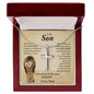 To My Son - Cross Necklace