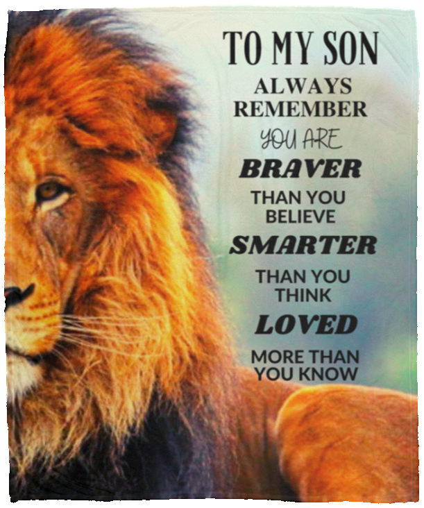 SON-REMEMBER B/S/L  Fleece Blanket - 50x60