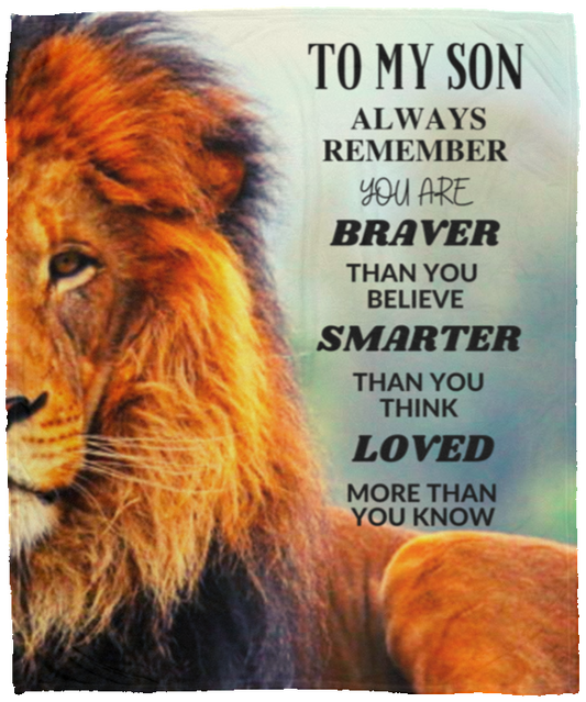 SON-REMEMBER B/S/L  Fleece Blanket - 50x60