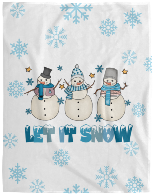 Winter Let It-Fleece Blanket - 60x80