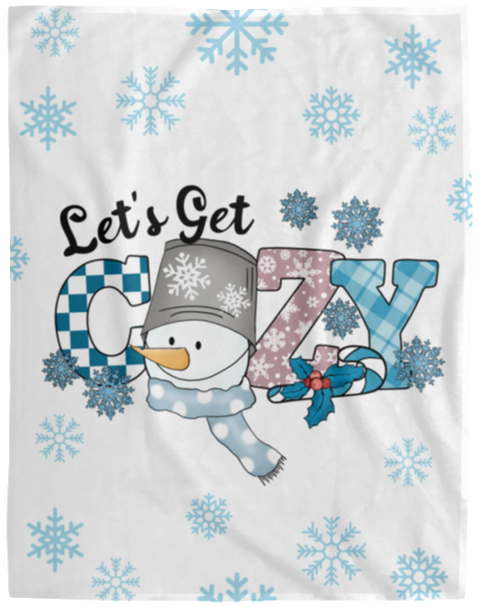 Winter Cozy- Fleece Blanket - 60x80