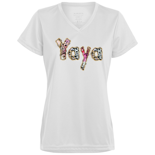 YAYA Ladies’ Moisture-Wicking V-Neck Tee