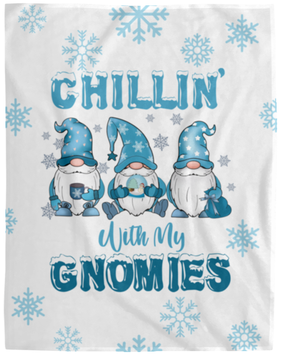 Winter Chillin- Fleece Blanket - 60x80