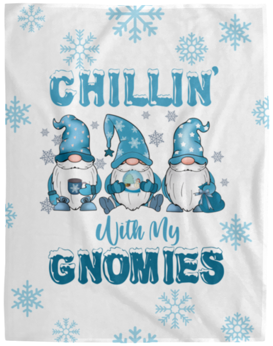 Winter Chillin- Fleece Blanket - 60x80